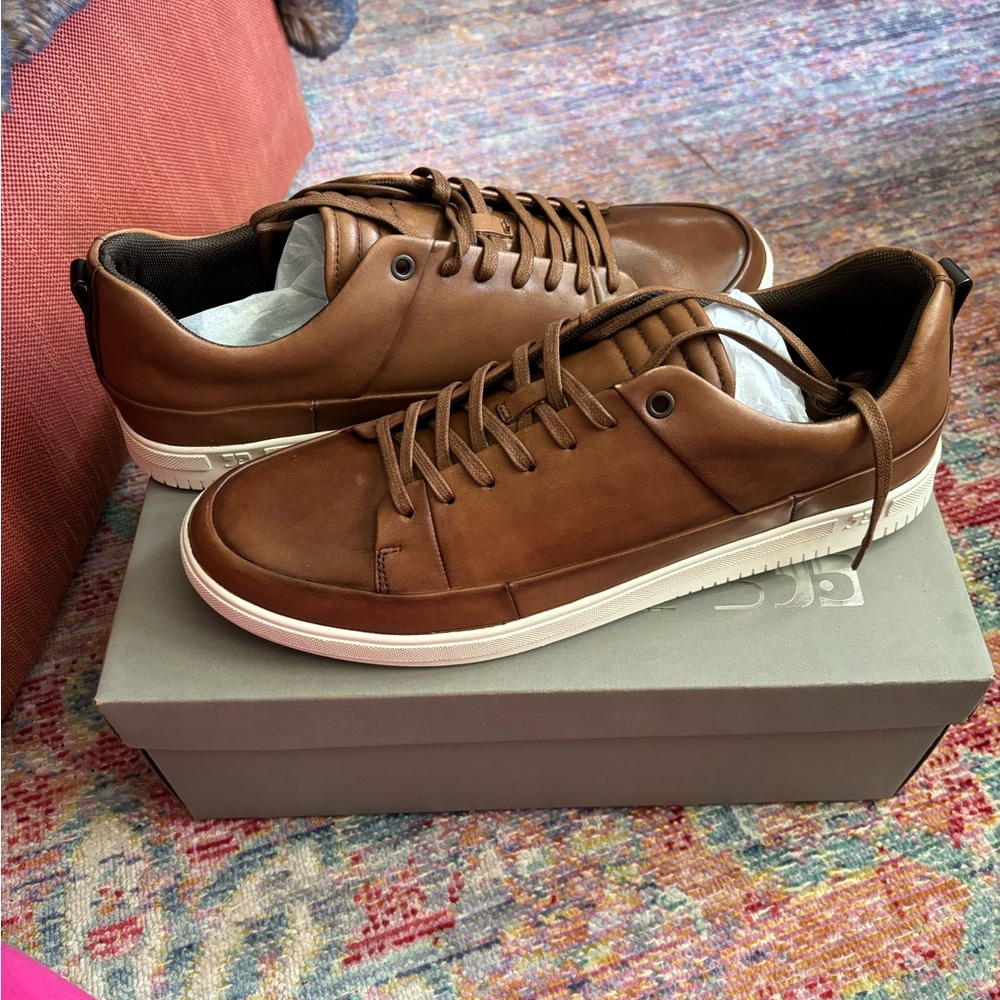 Joe’s Joe Slick Burnished Tan Sneaker NWT NEW WITH BOX